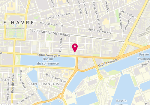 Plan de CHAUDEMANCHE Bénédicte, 9 Avenue General Archinard, 76600 Le Havre