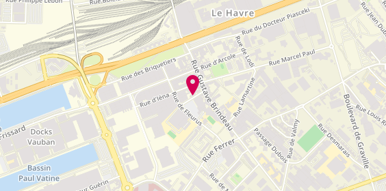Plan de RIGAUD Mathilde, 11 Rue du Docteur Coty, 76600 Le Havre