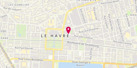 Plan de TOUTAIN SLYSZ Fabienne, 9 Bis Rue Jules Lecesne, 76600 Le Havre