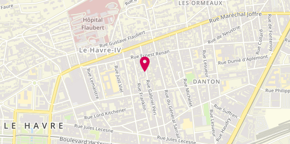 Plan de HEBERT Chrystelle, 83 Avenue Gabriel Péri, 76600 Le Havre