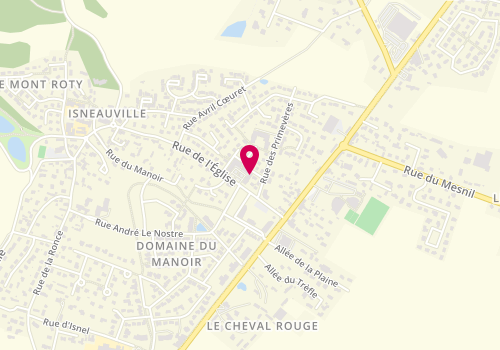 Plan de POLET-SAUTREUIL Carole, 12 Place du Marche, 76230 Isneauville