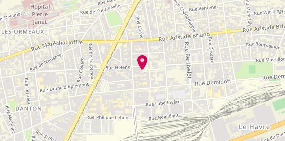 Plan de CHARPENTIER Marie, 4 Place Jean le Brozec, 76600 Le Havre