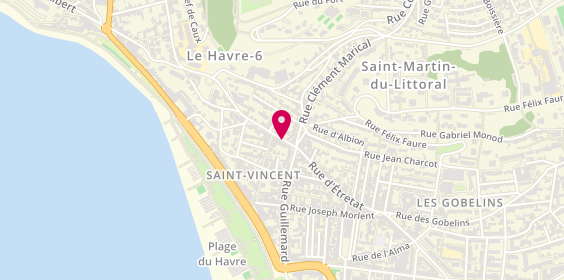 Plan de LEVILLAIN Chloé, 36 Rue de Sainte Adresse, 76600 Le Havre