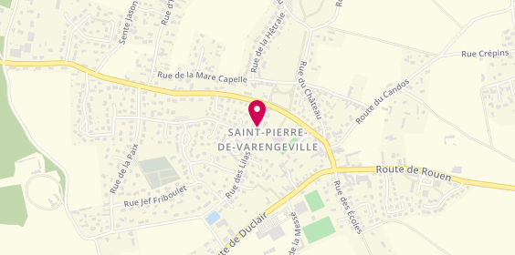 Plan de AUTIN Isabelle, 45 Rue des Lilas, 76480 Saint-Pierre-de-Varengeville