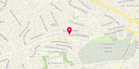Plan de LEFEBVRE Caroline, 15 Rue Louis Blanc, 76620 Le Havre