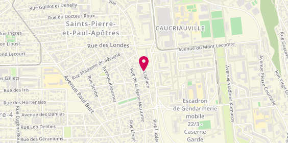 Plan de LEROY Franck, 61 Rue Laplace, 76610 Le Havre