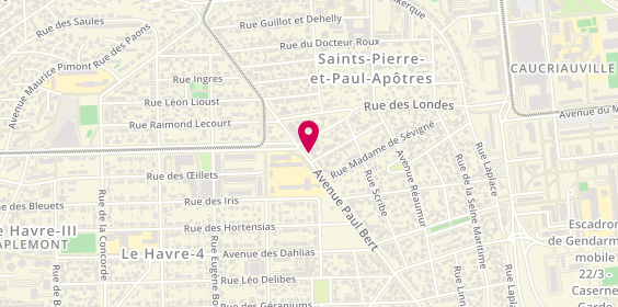 Plan de FERRIC Charlène, 76 Avenue Paul Bert, 76610 Le Havre