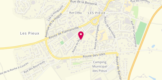 Plan de ERNOUF Béatrice, Route du Rozel, 50340 Les Pieux