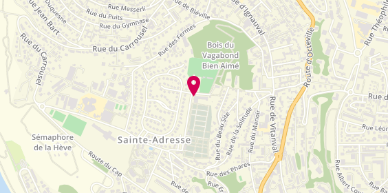 Plan de CANTAIS Frédérique, 8 Avenue du Souvenir Francais, 76310 Sainte-Adresse