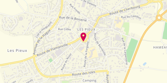 Plan de MERCKLE Karine, 2 Route du Rozel, 50340 Les Pieux