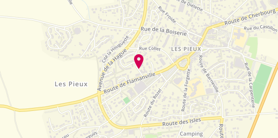 Plan de LEMAGNEN Aurélie, 2 Rue du District, 50340 Les Pieux