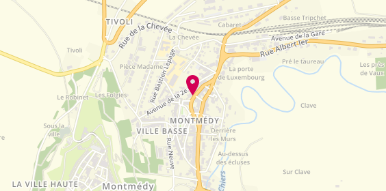 Plan de CLIGNY Anne, 1 Rue du Luxembourg, 55600 Montmédy