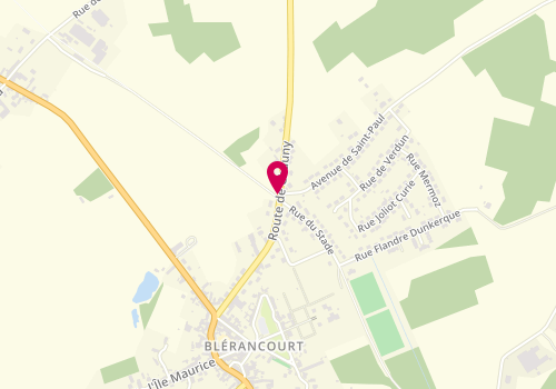 Plan de BORSETTI Maud, 5 Route de Chauny, 02300 Blérancourt