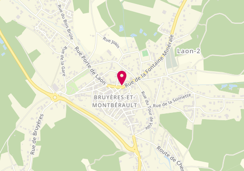 Plan de CHEDEVILLE Véronique, 7 Bis Rue de la Fontaine Minerale, 02860 Bruyères-et-Montbérault