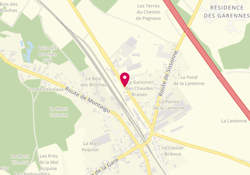 Plan de BUDA Laetitia, 5 Route de Liesse, 02820 Saint-Erme-Outre-et-Ramecourt