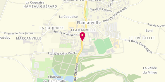 Plan de JAOUEN Florence, 30 Rue du Château, 50340 Flamanville