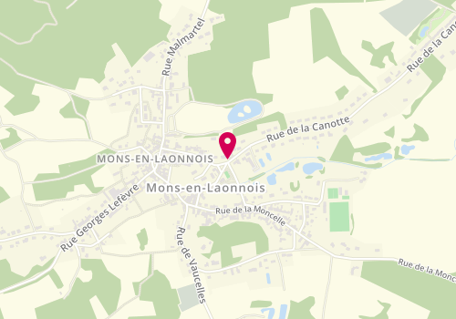 Plan de DOXIN Fiona, 18 Route de Laon, 02000 Mons-en-Laonnois