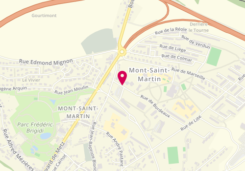 Plan de FRANÇOIS Marie, 1 Rue de Bordeaux, 54350 Mont-Saint-Martin
