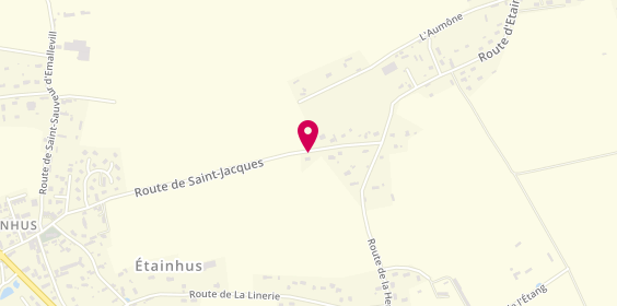 Plan de BIET Delphine, 101 Route Saint Jacques, 76430 Étainhus