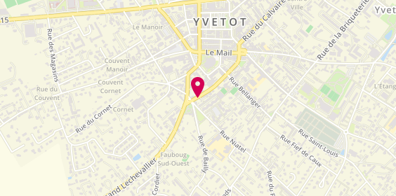 Plan de ALACCHI Sylvie, 12 Rue de l'Union, 76190 Yvetot