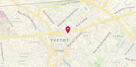 Plan de BEQUET Corinne, 8 Rue Carnot, 76190 Yvetot
