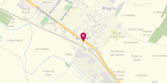 Plan de MURGUET Camille, 23 Route Nationale, 08110 Blagny