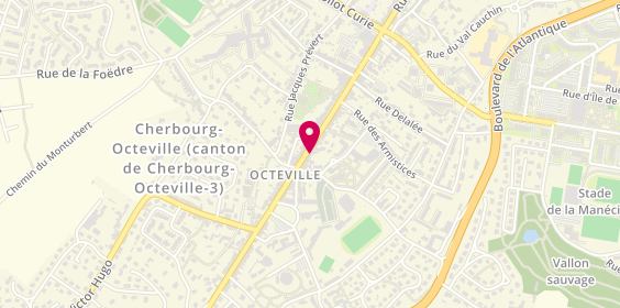 Plan de PHILIP Dominique, 109 Rue Roger Salengro, 50130 Cherbourg-en-Cotentin
