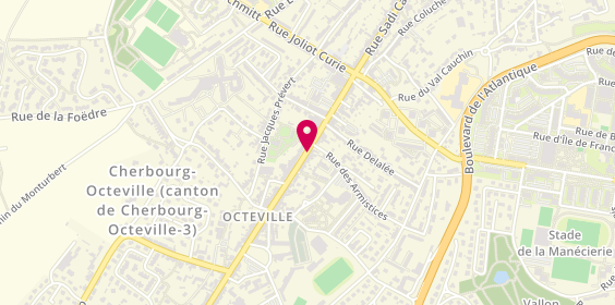 Plan de LABOULBENE Géraldine, 61 Rue Roger Salengro, 50130 Cherbourg-en-Cotentin