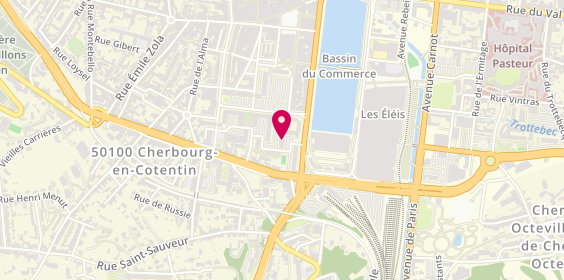 Plan de GRUET Sophie, Rue Saint Exupery, 50470 Cherbourg-en-Cotentin