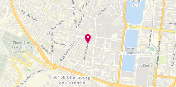 Plan de LE LEZEC Gaëlle, 9 Rue de l'Alma, 50100 Cherbourg-en-Cotentin
