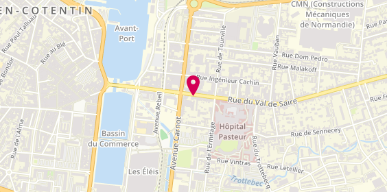 Plan de MARTI Isabelle, 22 Rue du Val de Saire, 50100 Cherbourg-en-Cotentin