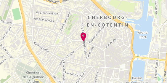 Plan de LOUBRADOU Julie, 76 Rue Emmanuel Liais, 50100 Cherbourg-en-Cotentin