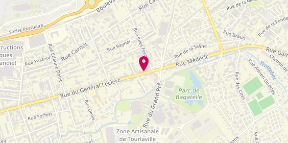 Plan de DUBOURG Stéphanie, 195 Rue General Leclerc, 50110 Cherbourg-en-Cotentin