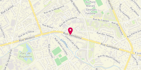 Plan de GUEDON Charline, 18 Rue Gambetta, 50120 Cherbourg-en-Cotentin
