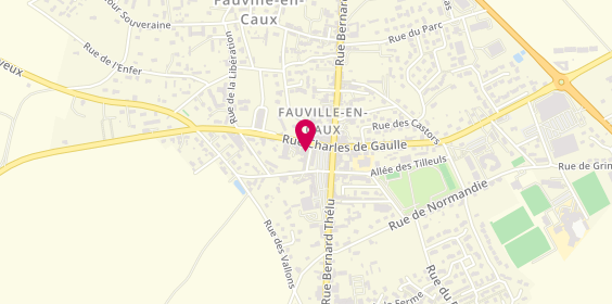 Plan de AUTHOUART Justine, 30 Rue Amiot, 76640 Terres-de-Caux