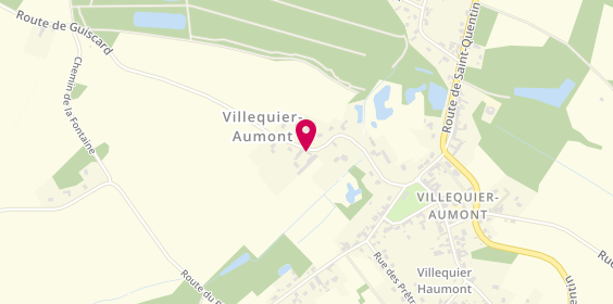 Plan de NICOLAU Céline, 7 Route de Guiscard, 02300 Villequier-Aumont