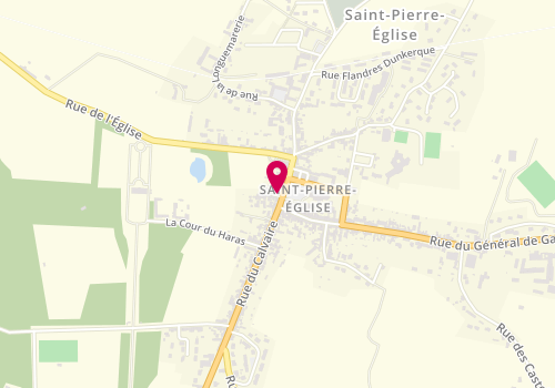 Plan de LE Prince Fabien, 34 Place de l'Abbe Saint Pierre, 50330 Saint-Pierre-Église