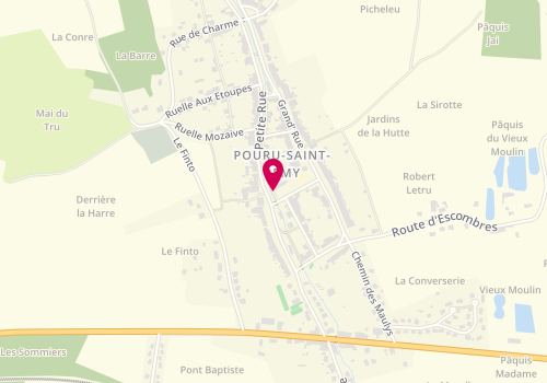 Plan de DENIS Isabelle, 24 Petite Rue, 08140 Pouru-Saint-Remy