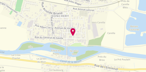 Plan de FREROT Valérie, 24 Place de la République, 08350 Donchery