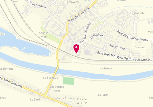 Plan de MAUDHUY Catherine, Place de la Gare, 08160 Nouvion-sur-Meuse