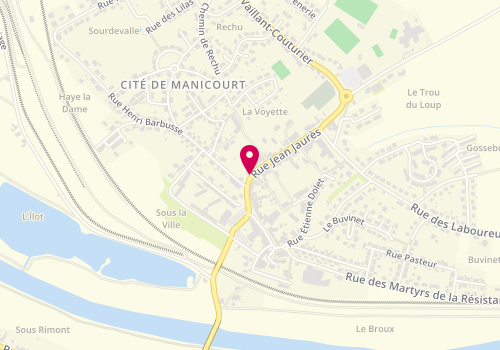Plan de TRIQUENEAUX Karine, 19 Bis Rue Jean Jaures, 08160 Nouvion-sur-Meuse