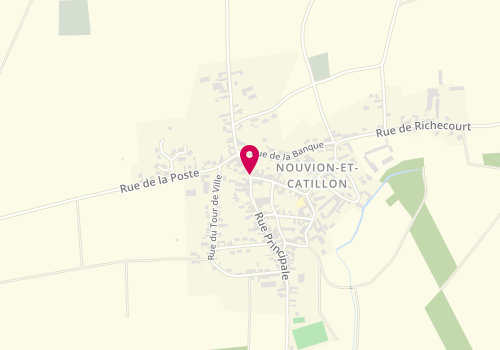 Plan de HENNEQUIN Ludivine, 41 Rue Principale, 02270 Nouvion-et-Catillon