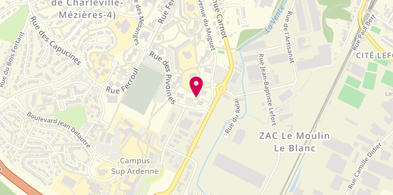 Plan de KOSTUS Raphaele, 28 Avenue du Muguet, 08000 Charleville-Mézières