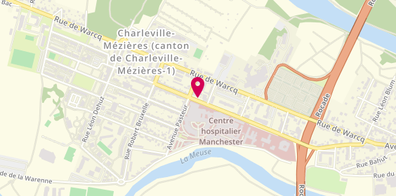 Plan de LANDRIN Stéphane, 64 Avenue de Manchester, 08000 Charleville-Mézières