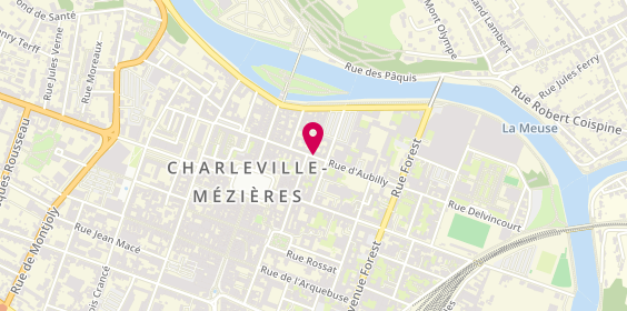Plan de KARLIN Peggy, 15 Rue d'Aubilly, 08000 Charleville-Mézières