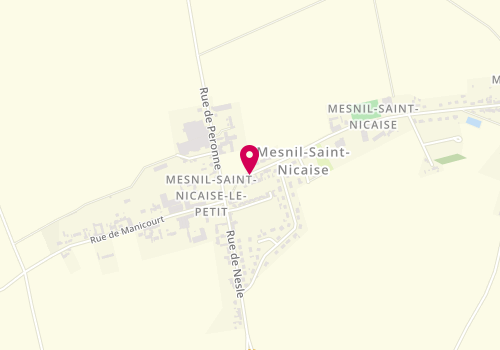 Plan de GRELIN Camille, 33 Rue des Écoles, 80190 Mesnil-Saint-Nicaise