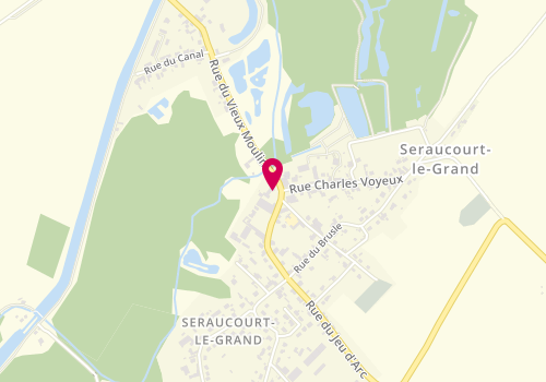 Plan de DELACHER Peggy, 6 Place Jean Gogny, 02790 Seraucourt-le-Grand