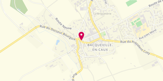 Plan de BENOÎT Rachel, 1 Place General de Gaulle, 76730 Bacqueville-en-Caux