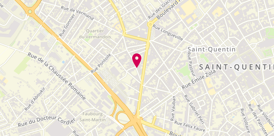 Plan de LAKHAL Moustapha, 18 Rue de la Pomme Rouge, 02100 Saint-Quentin