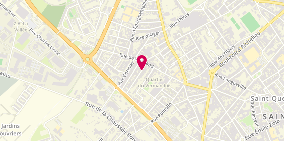 Plan de GUYOT Bertrand, 18 Rue de Bosson, 02100 Saint-Quentin